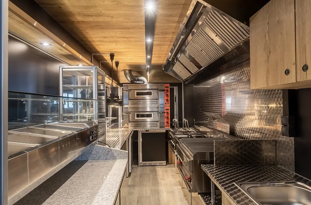 mobile Imbisswagen rollende Küchen Gourmet-Food-Vans