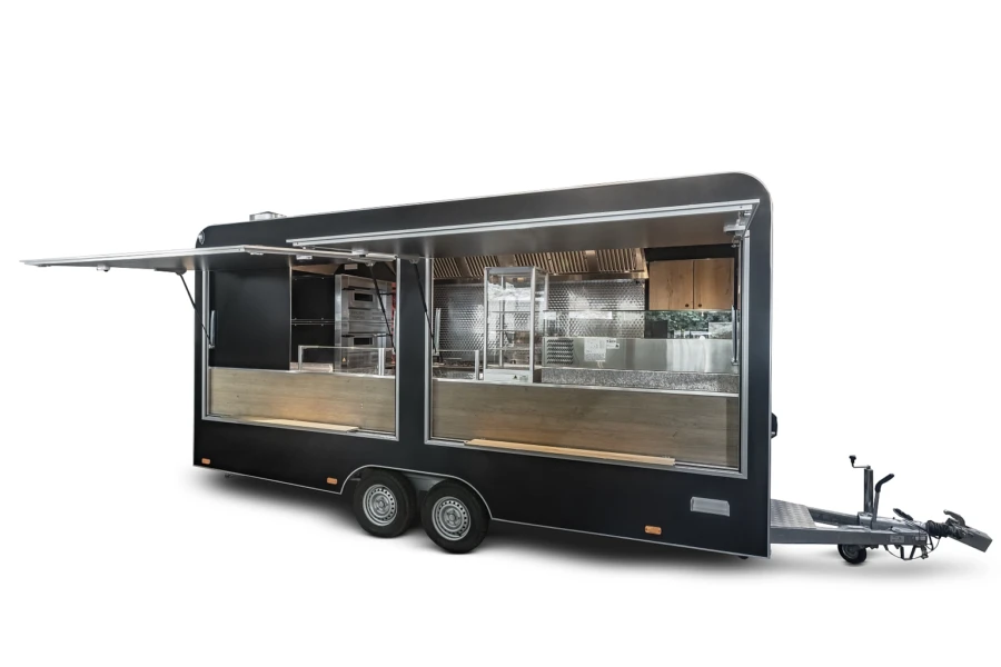 Home gastronomy vehicles and restaurant containers 5 food trucks food trailer