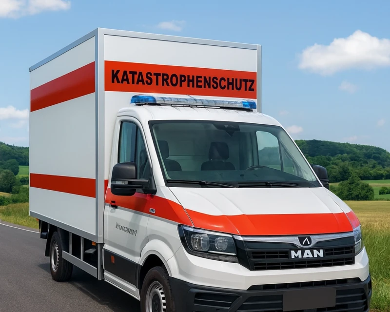 Katastrophenschutzfahrzeuge/-container 2 Katastrophenschutzfahrzeuge - Katastrophenschutzcontainer - Einsatz- & Versorgungsfahrzeuge für Katastrophenschutz, Hilfsorganisationen & Bundeswehr