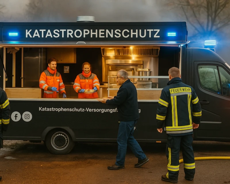 Katastrophenschutzfahrzeuge/-container 5 Katastrophenschutzfahrzeuge - Katastrophenschutzcontainer - Einsatz- & Versorgungsfahrzeuge für Katastrophenschutz, Hilfsorganisationen & Bundeswehr