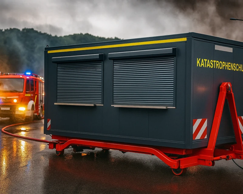 Katastrophenschutzfahrzeuge/-container 6 Katastrophenschutzfahrzeuge - Katastrophenschutzcontainer - Einsatz- & Versorgungsfahrzeuge für Katastrophenschutz, Hilfsorganisationen & Bundeswehr